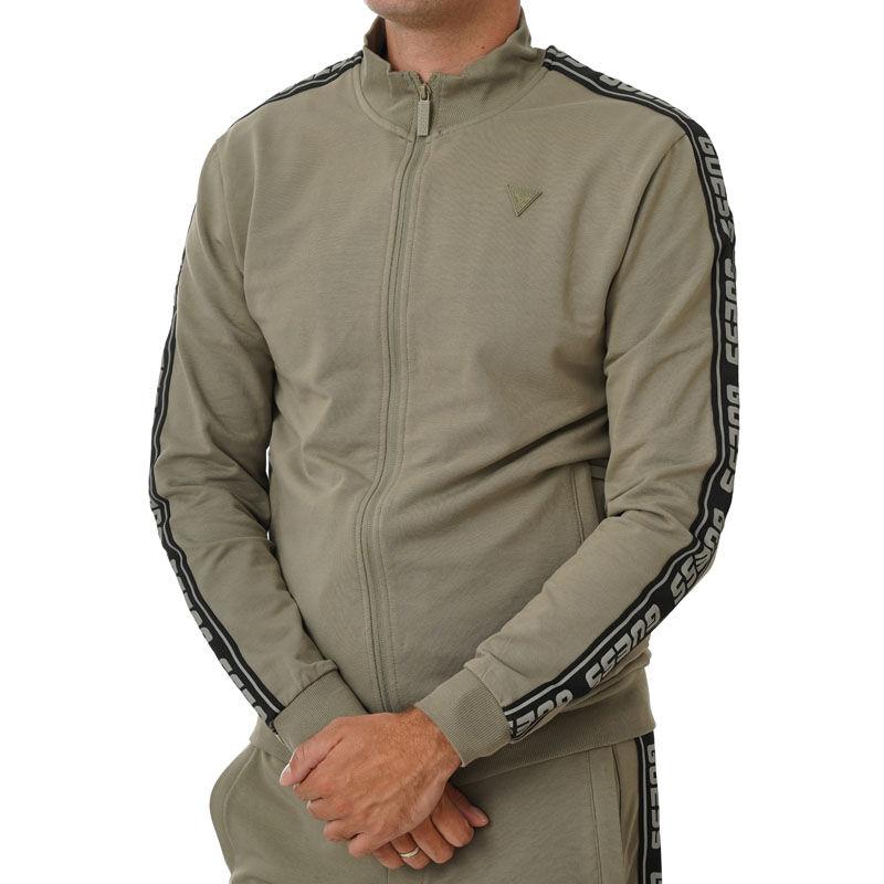 Guess Muški duks Full Zip New Arlo Sweatshirt, Sivi