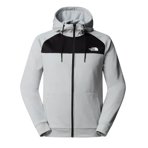 The North Face Muški duks Reaxion Fleece F/Z Hoodie, Sivi