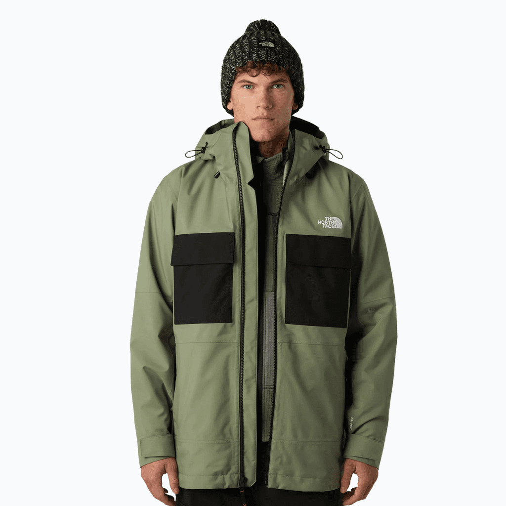 The North Face Muska jakna Fourbarrel Triclimate, Maslinasta