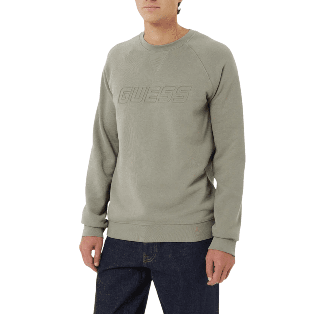 Guess Muški duks New Aldwin CN Sweatshirt, Sivi