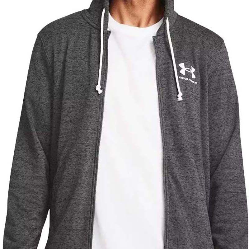 Under Armour Muški duks na raskopčavanje Ua Rival Terry Lc Fz, Sivi