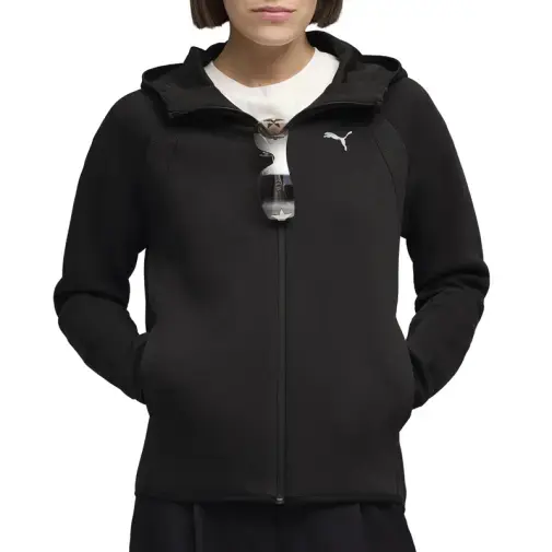 Puma Ženska dukserica s patentnim zatvaračem Evostripe, Prljavorose