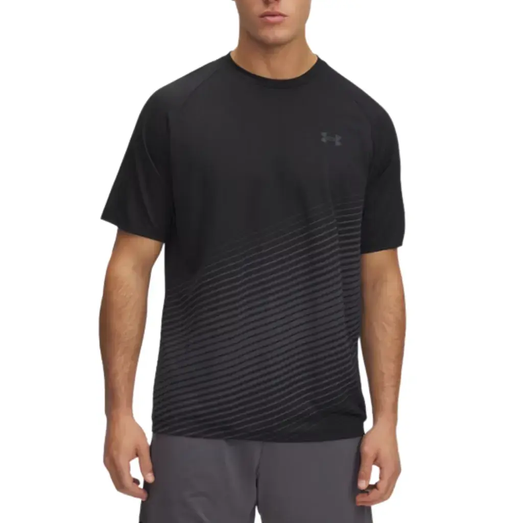 Under Armour Muška majica kratkih rukava Ua Tech Fade Ss, Crna