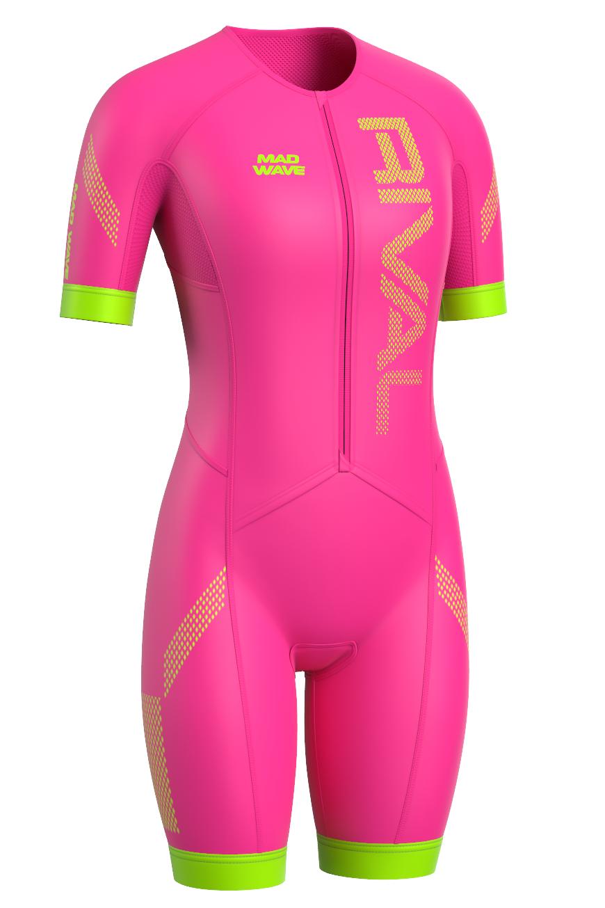 Ženski triatlon kostim Rival STY - pink (S)