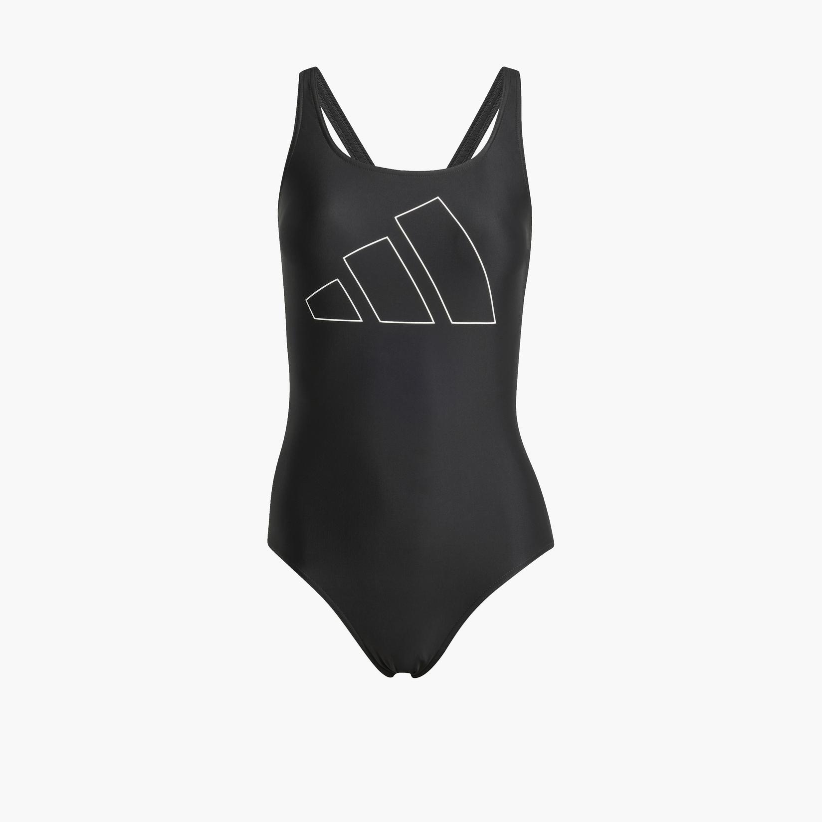 Adidas Kupaći za djevojčice Big Bars suit G, Crni