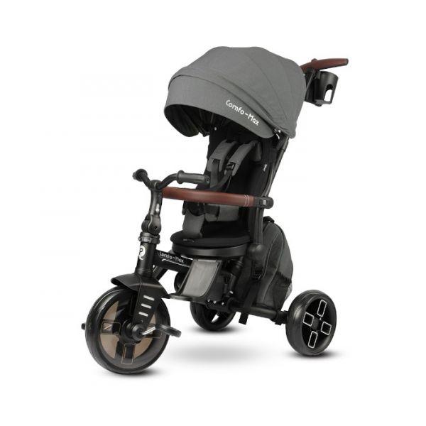 Q Play tricikl Comfo max Eva T170,sivo