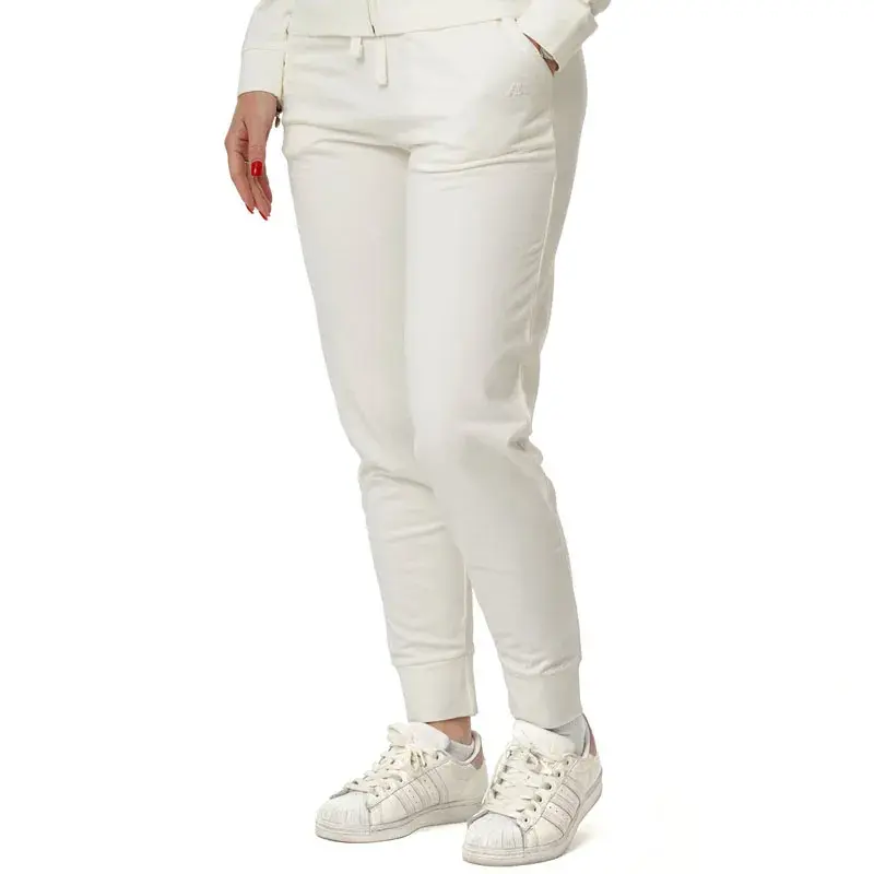 Ženski donji dio trenerke Robe Di Kappa Alysha Baby Terry, bijeli