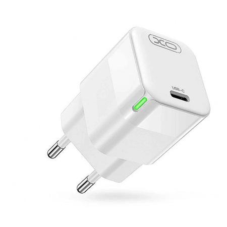 XO Kućni punjač CE06 PD 30W 1x USB-C, Bijela