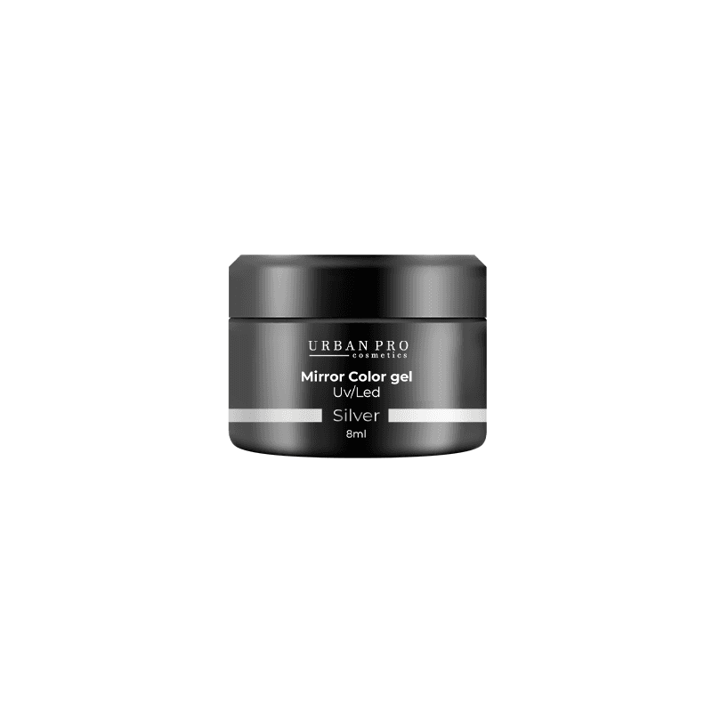 Urban Pro Mirror color gel 8ml, Srebrni
