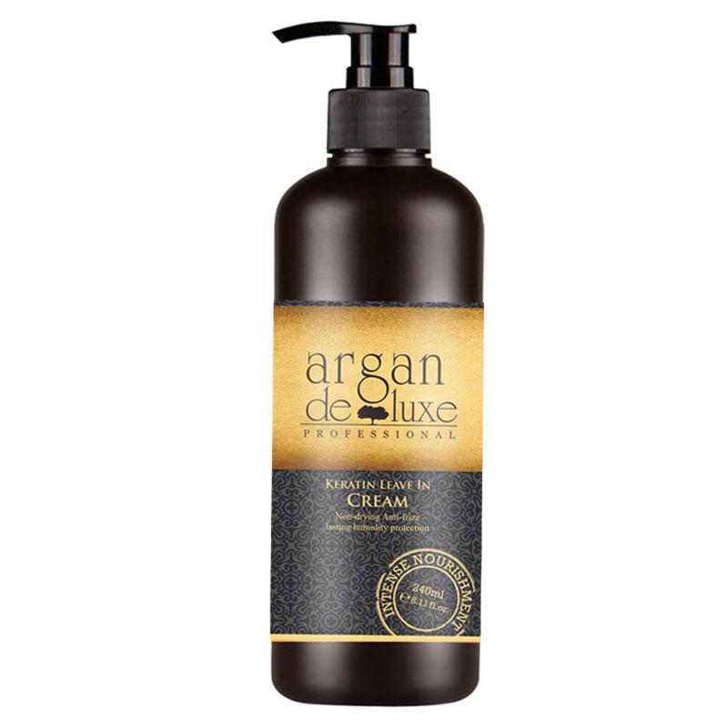 Argan de Luxe Keratin Leavein krema za kosu 240ml, Smeđa