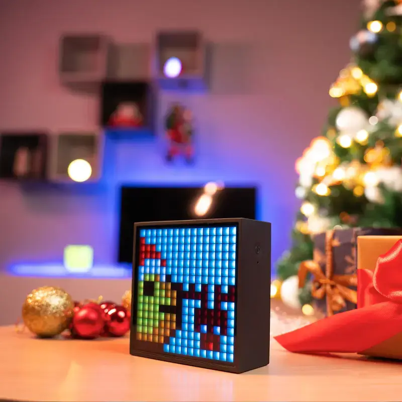 Divoom Timebox-Evo Bluetooth zvučnik sa LED ekranom, Crni