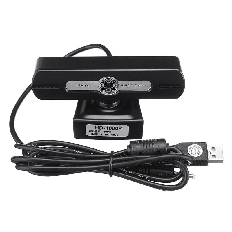 H-01 Web kamera sa mikrofonom, 720p, Crna