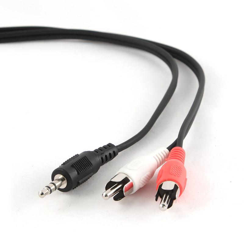 Kabl, 2 RCA, M/3,5mm, Stereo, 5m