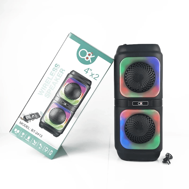 SZ BT-2413 Bluetooth zvučnik za karaoke sa mikrofonom, Crni