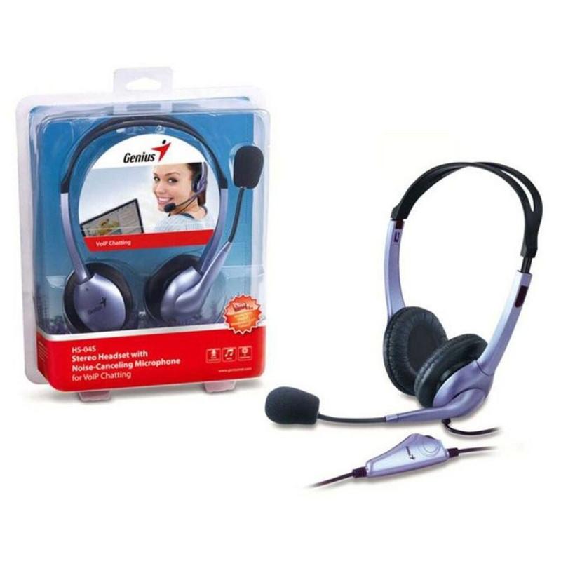 Genius HS-04S Slušalice, 3.5mm, Sive