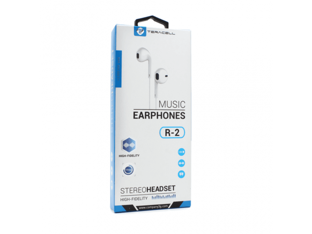 Teracell Super Bass R-2 Slušalice, Handsfree, Tip C Bijele