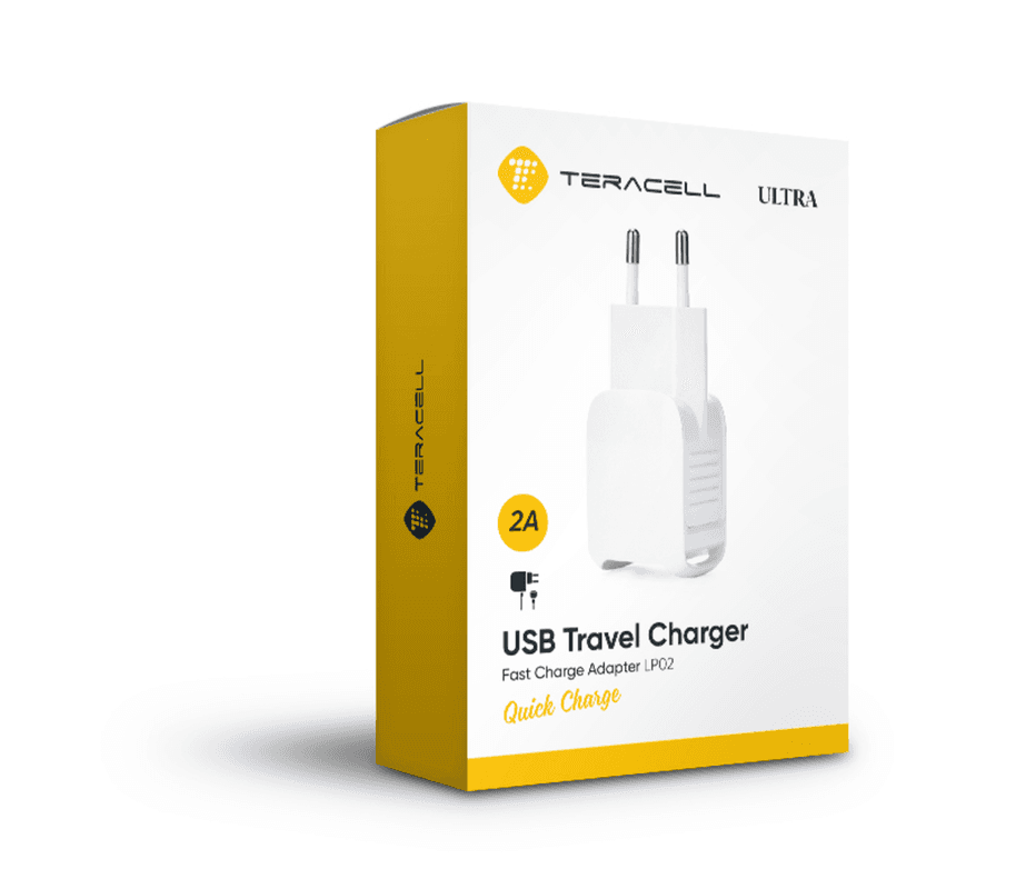 Teracell Ultra LP02 Kućni punjač, 2A, Tip C, Bijeli
