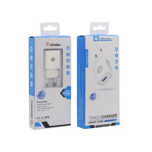 Teracell Evolution TC-02 Kućni punjač bez kabla, 1USB-2.1A, Bijeli