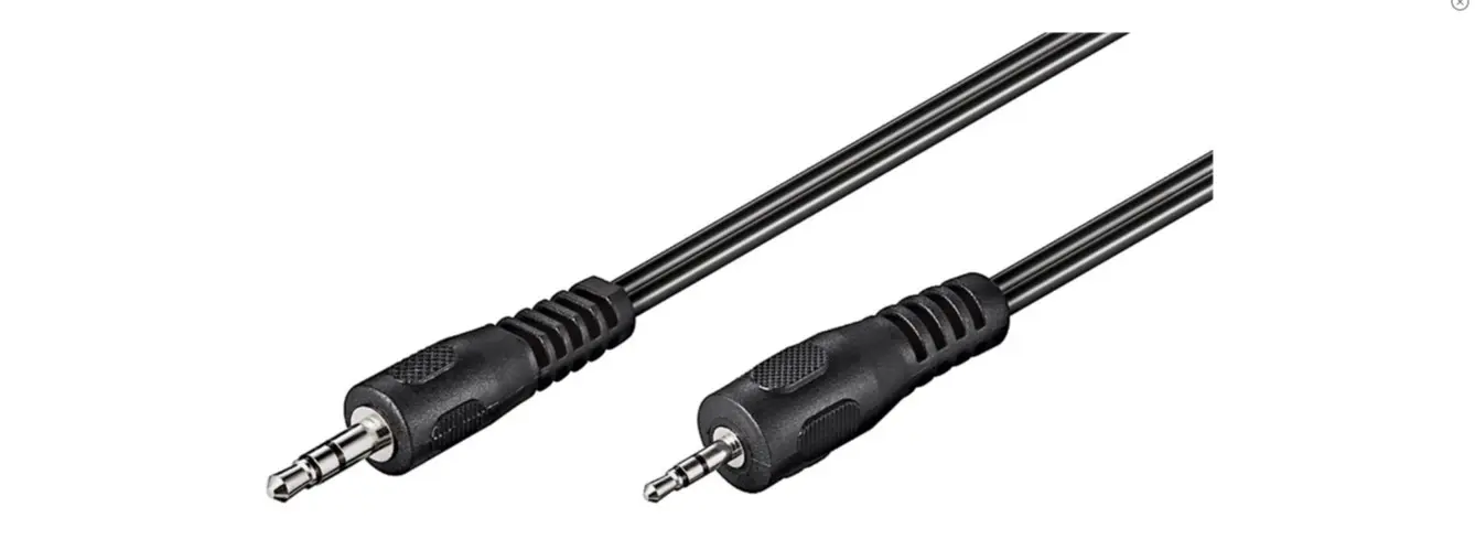 Goobay Audio AUX kabl, 3.5mm to 2.5mm, dužina 2m, Crni