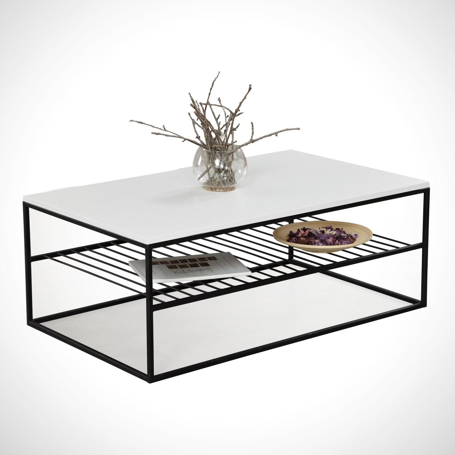 Hanah Home Klub sto Etna 95x43x55cm Bijeli