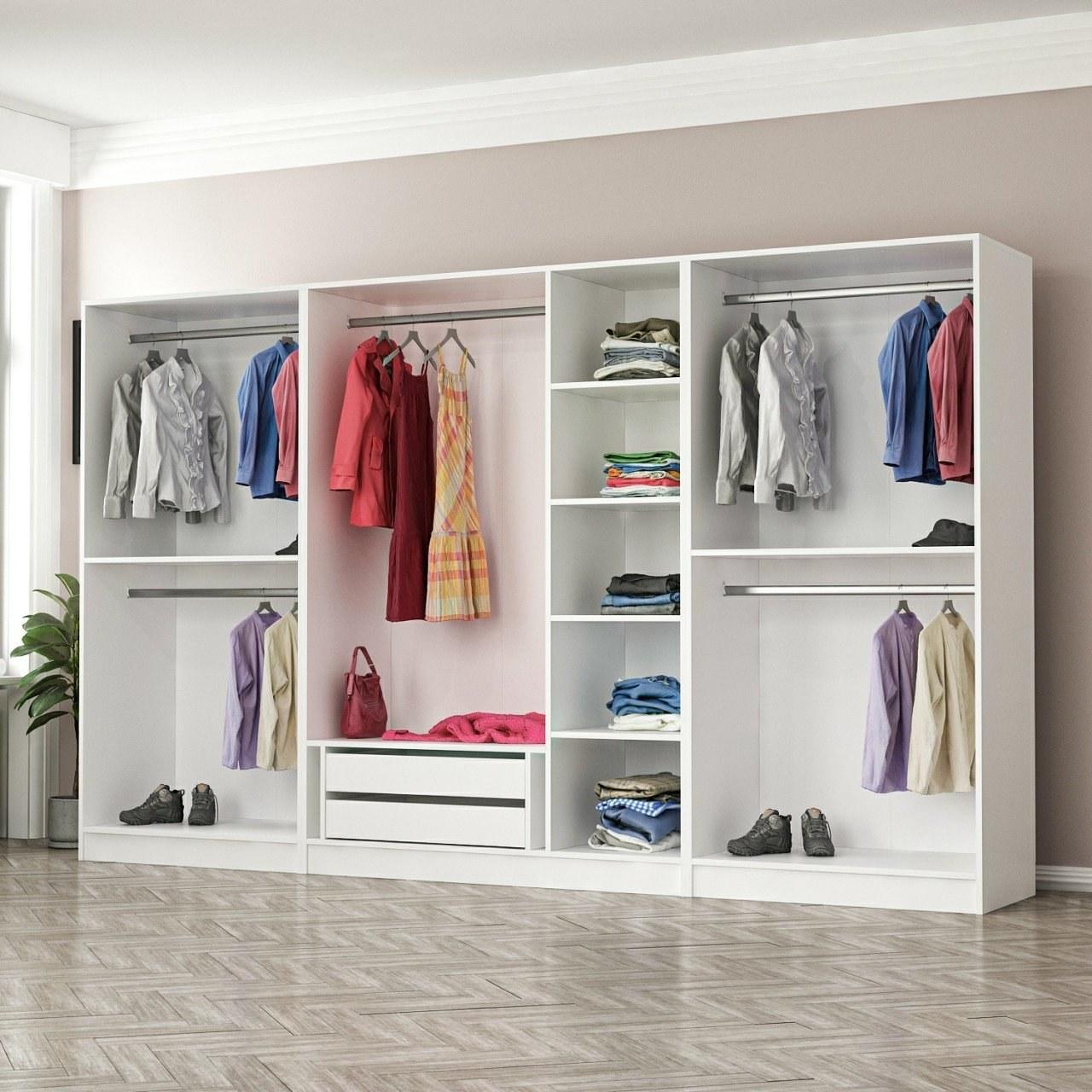 Hanah home Ormar Kale 315x210x52cm Bijeli