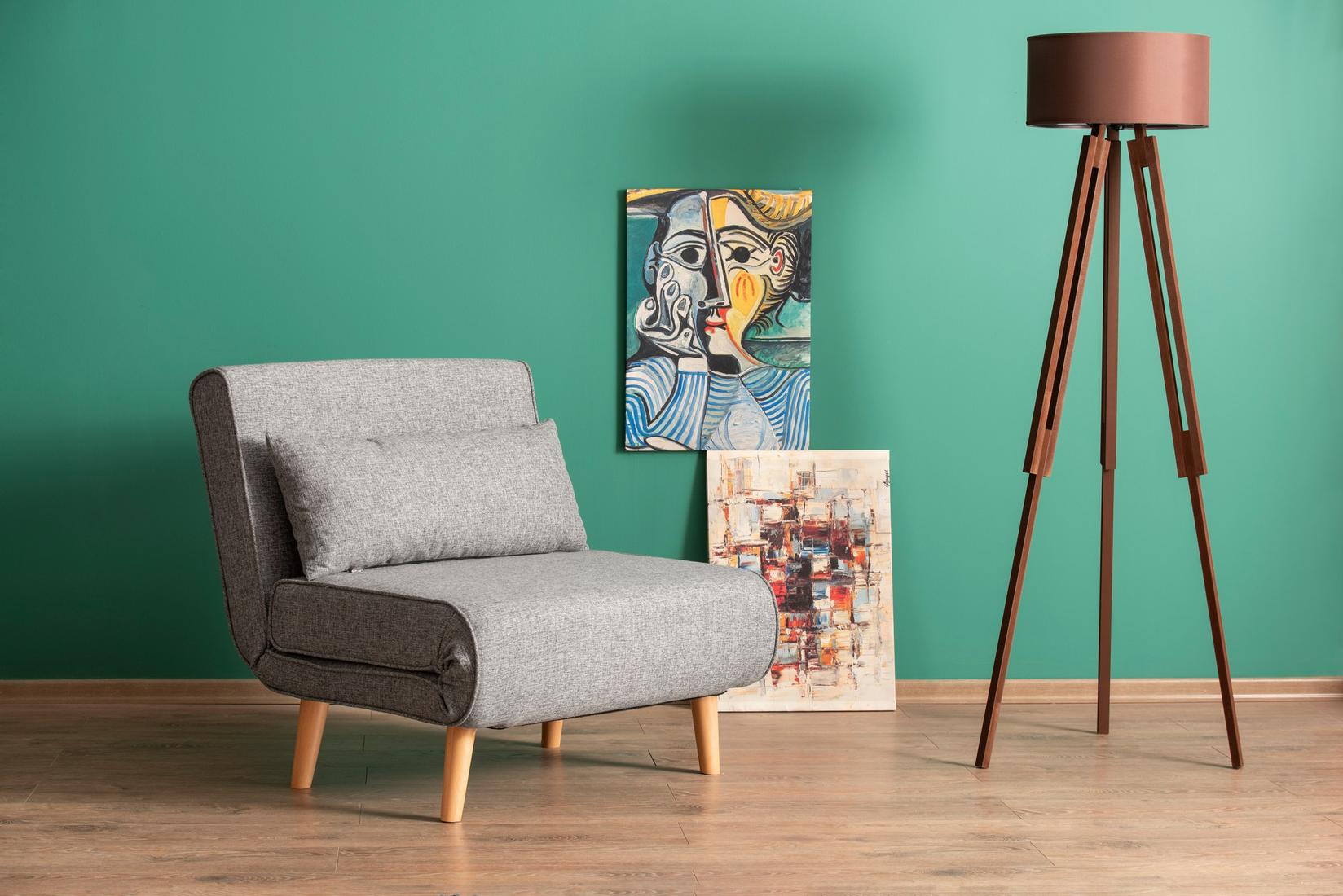 Atelier del Sofa Fotelja Folde Svetlosiva