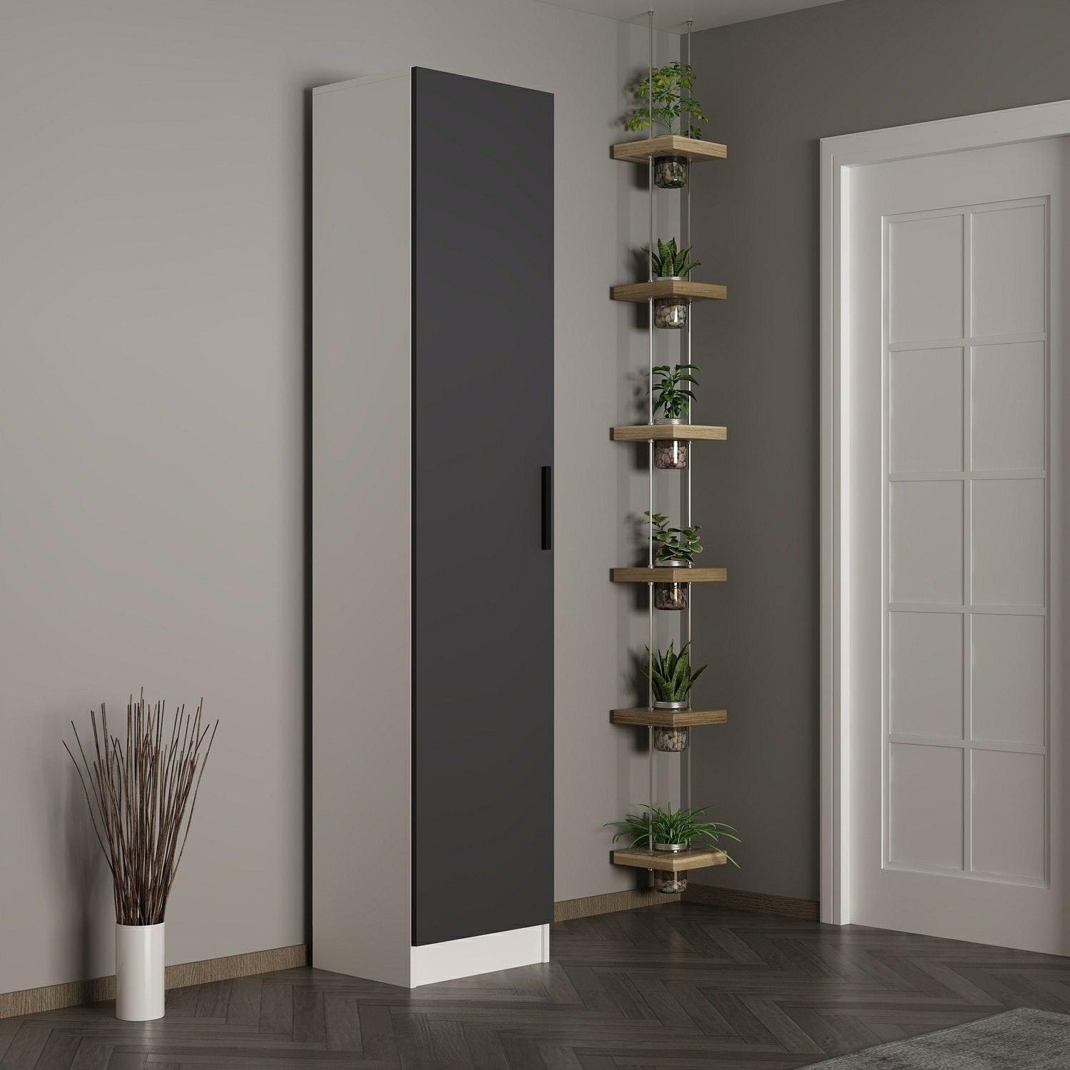 Hanah Home Cipelarnik 45x210x35cm Antracit