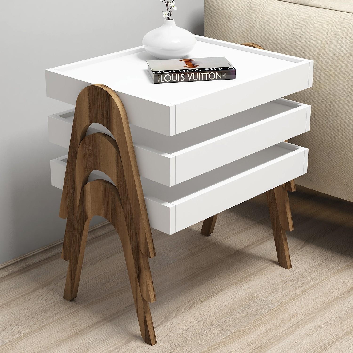 Hanah Home Set klub stolova, 3 komada Roma Orah