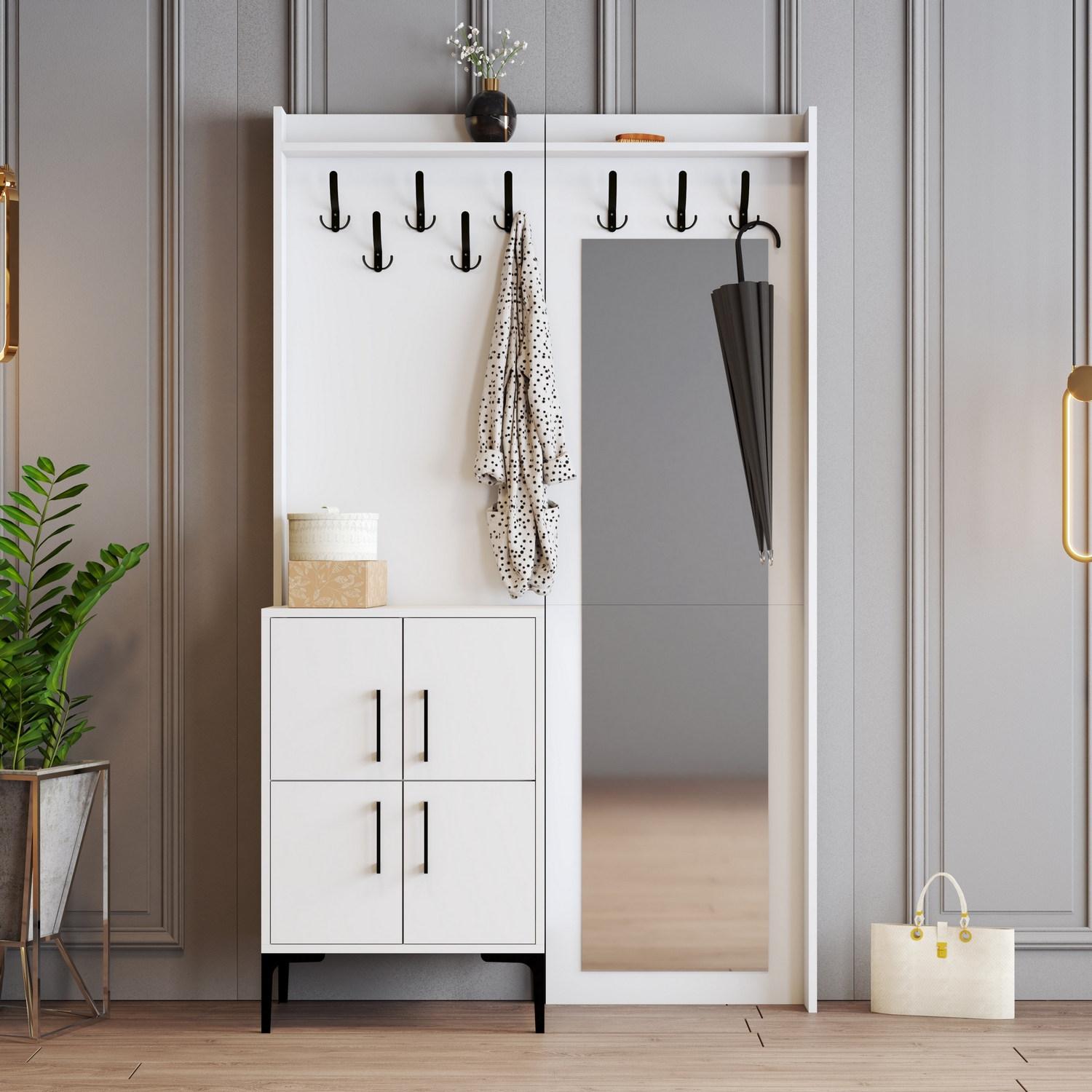 Hanah Home Cipelarnik 120x200x35cm Bijeli
