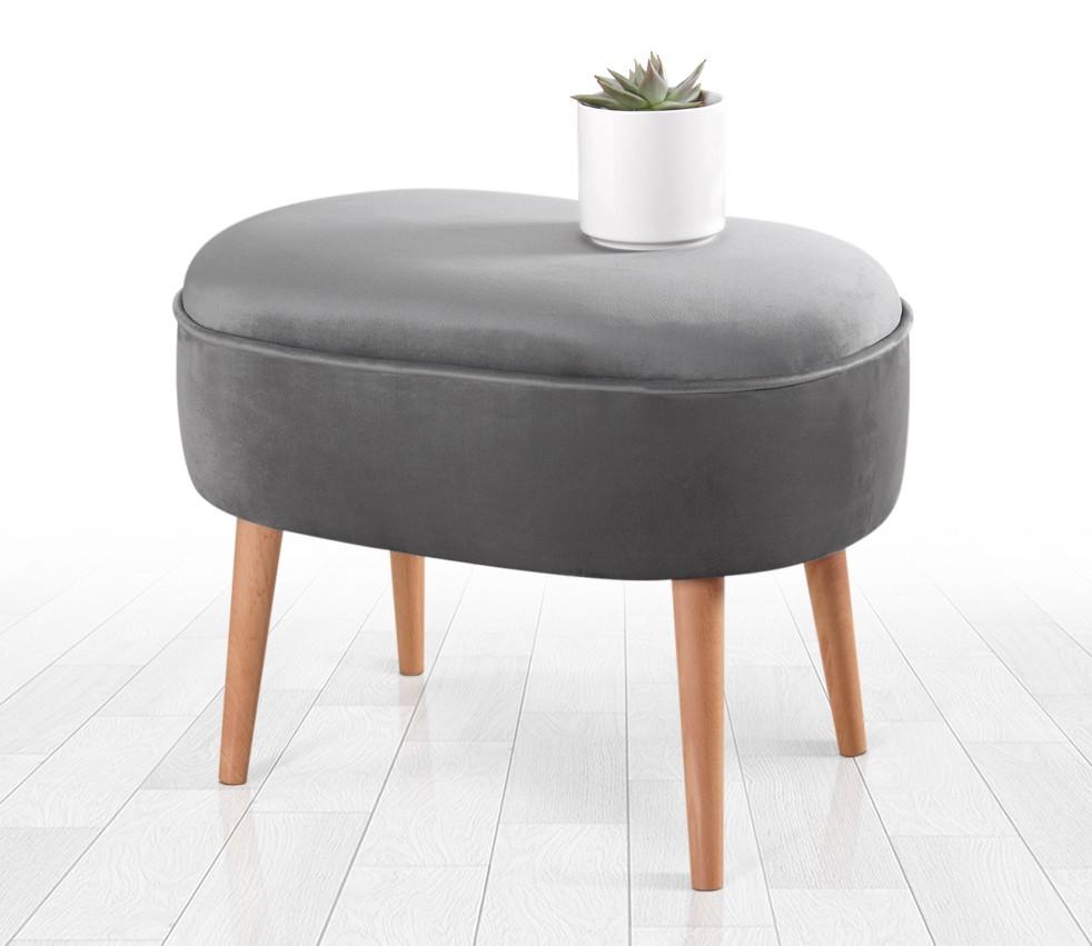 Atelier del Sofa Tabure 63x47x44cm, Sivo