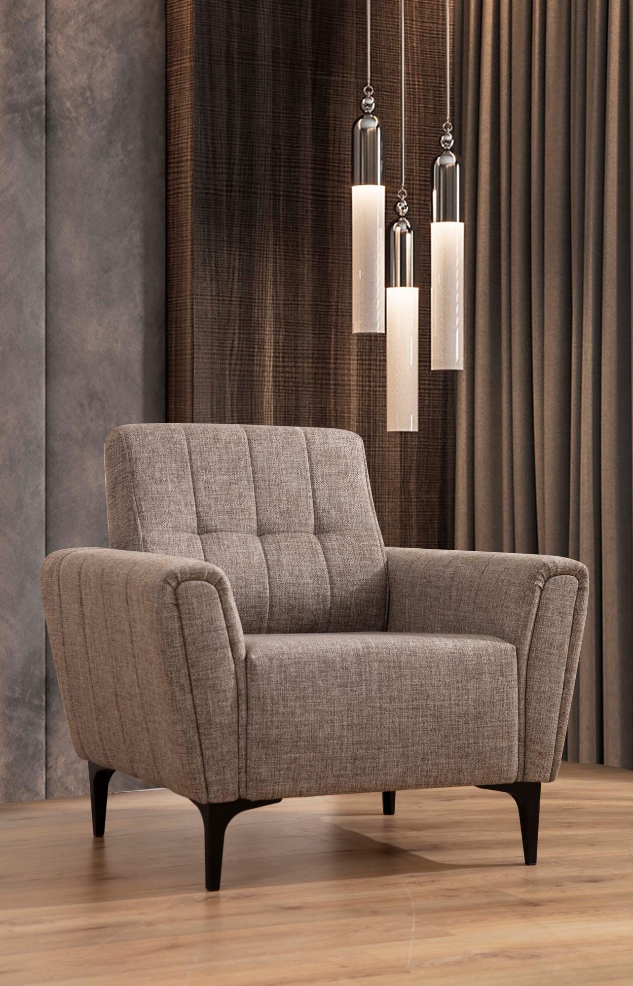 Atelier del Sofa Fotelja Hamlet 95x77x90cm Svetlobraon