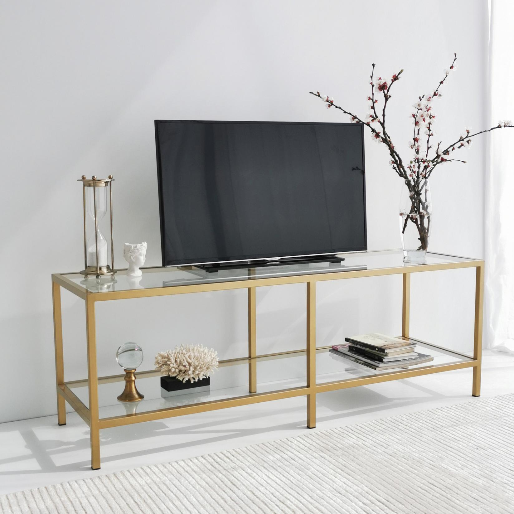 Hanah home TV Komoda Basic Gold TV501 Zlatna