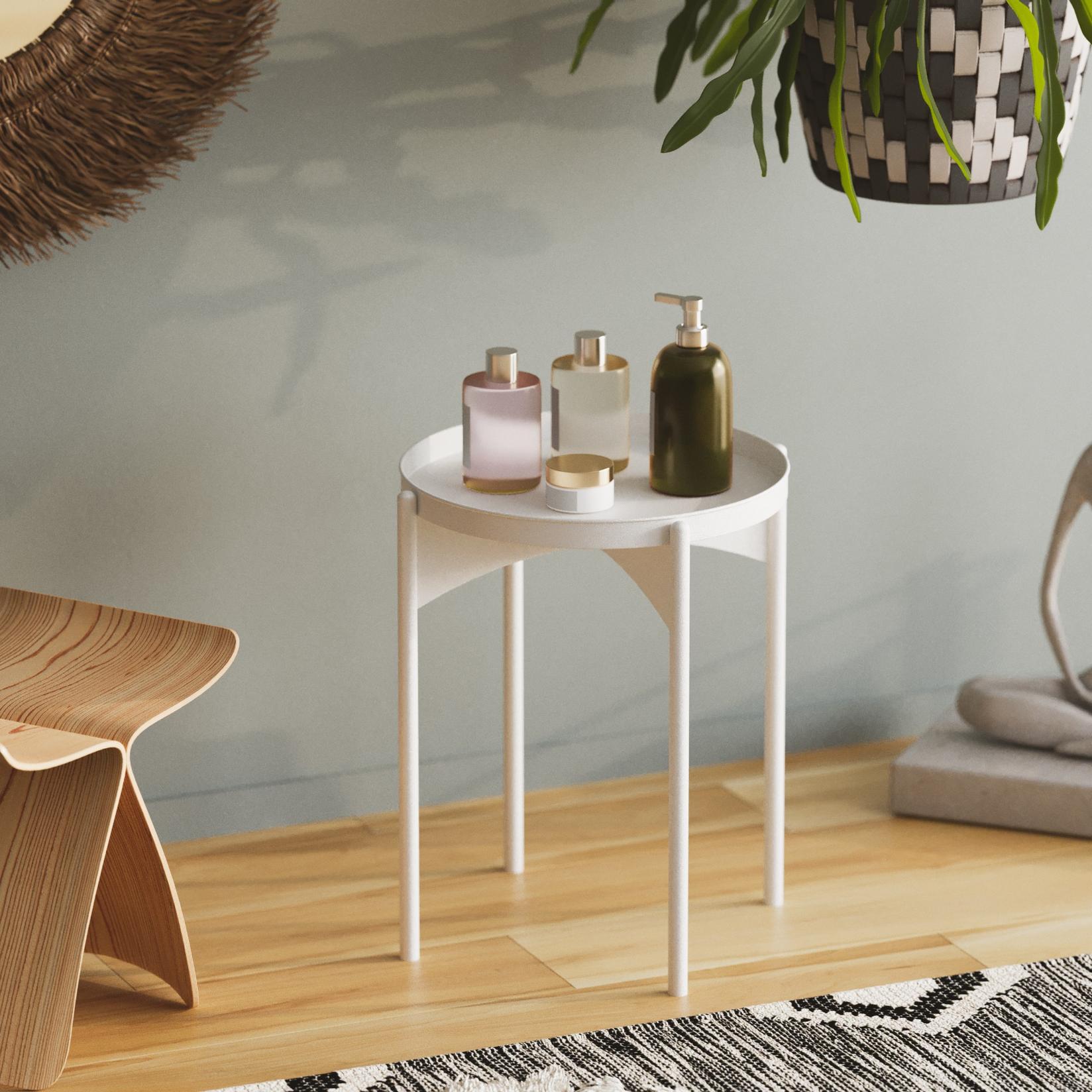 Hanah Home Klub sto 44x57x44cm Bijeli