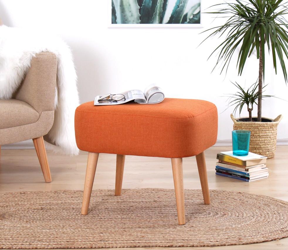 Atelier del Sofa Tabure 50x43x42cm, Narandžasto