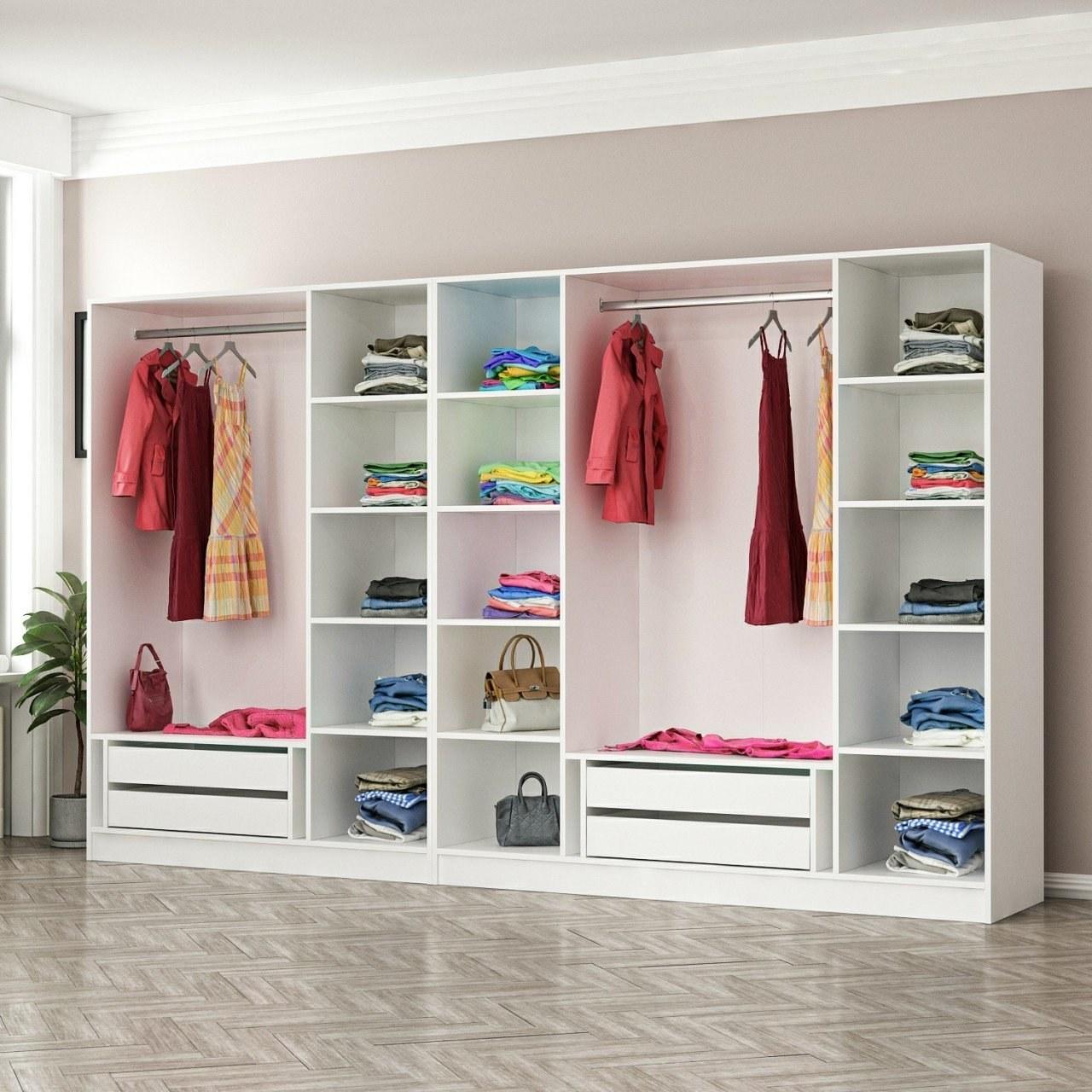 Hanah home Ormar Kale 315x210x52cm Bijeli