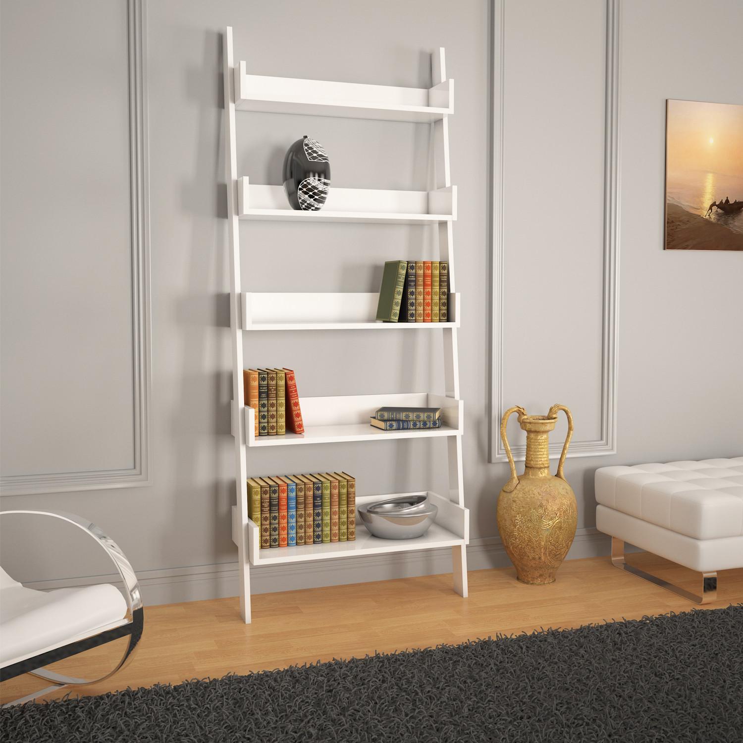 Hanah Home Polica 80x195x32cm Bijela