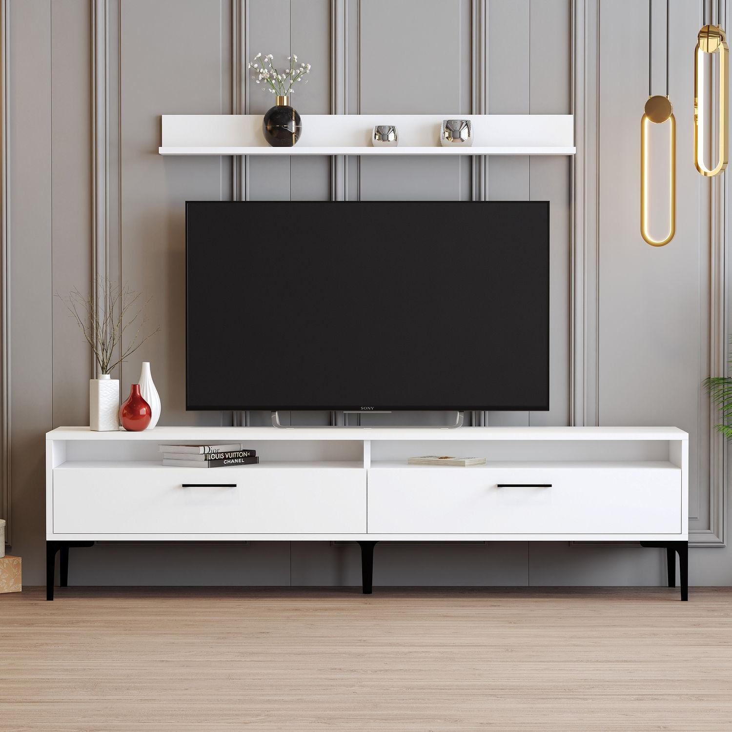 Hanah home TV Komoda Istanbul Bijela