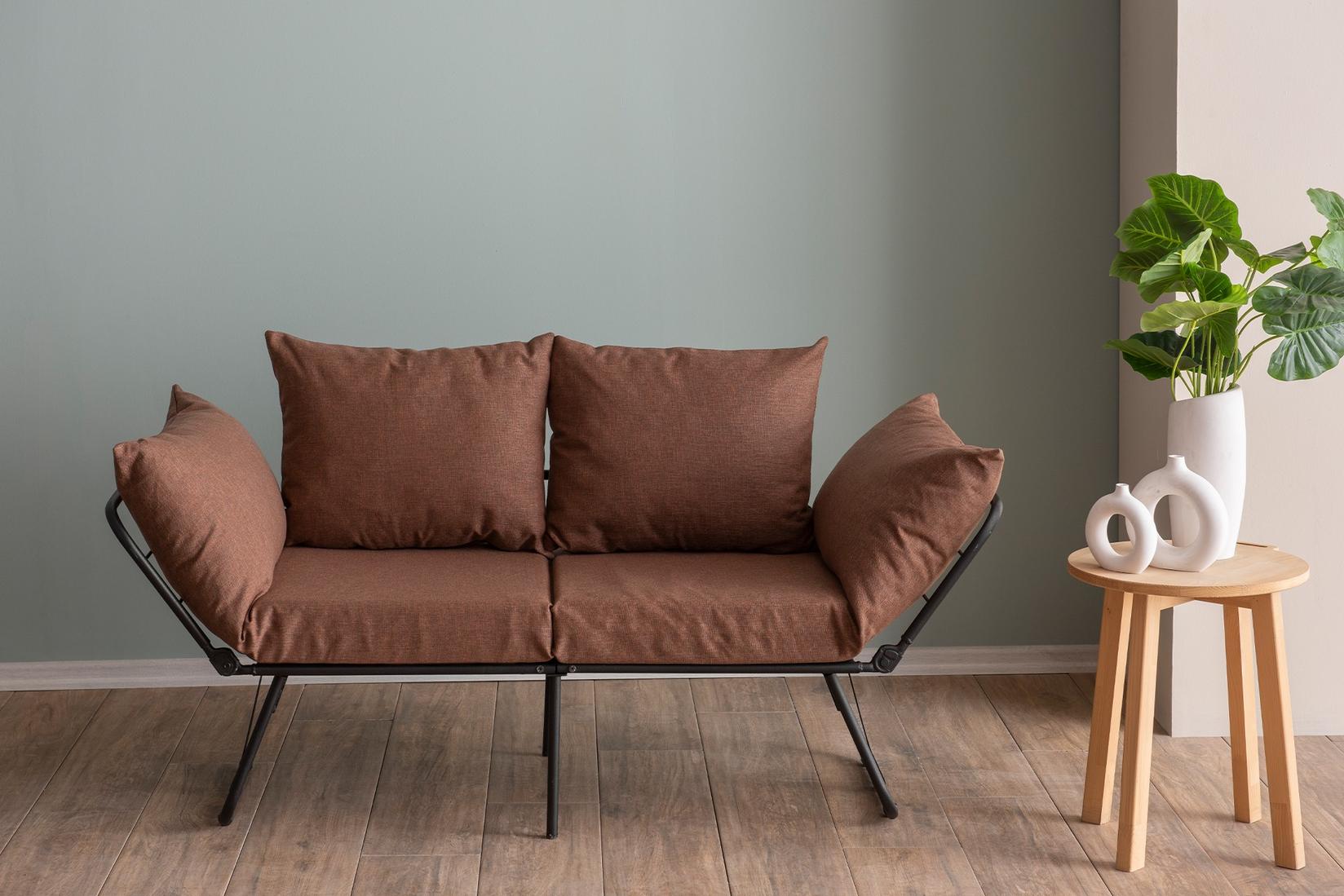 Atelier del Sofa Dvosed na razvlačenje Viper 2, Svetlobraon