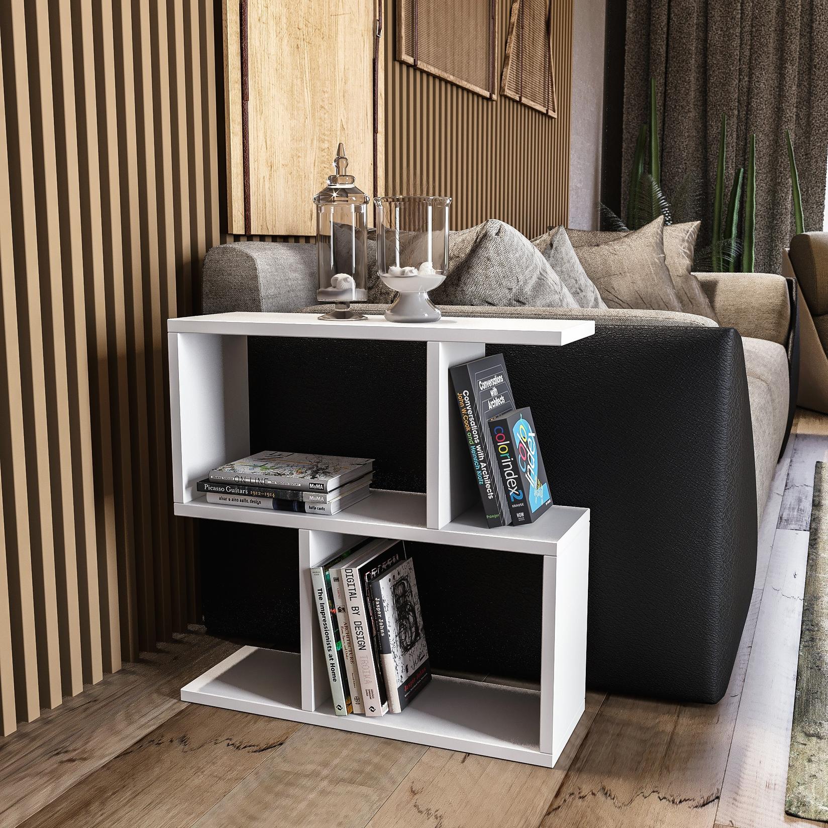 Hanah home Klub sto Life 60​x60​​x20cm Bijeli