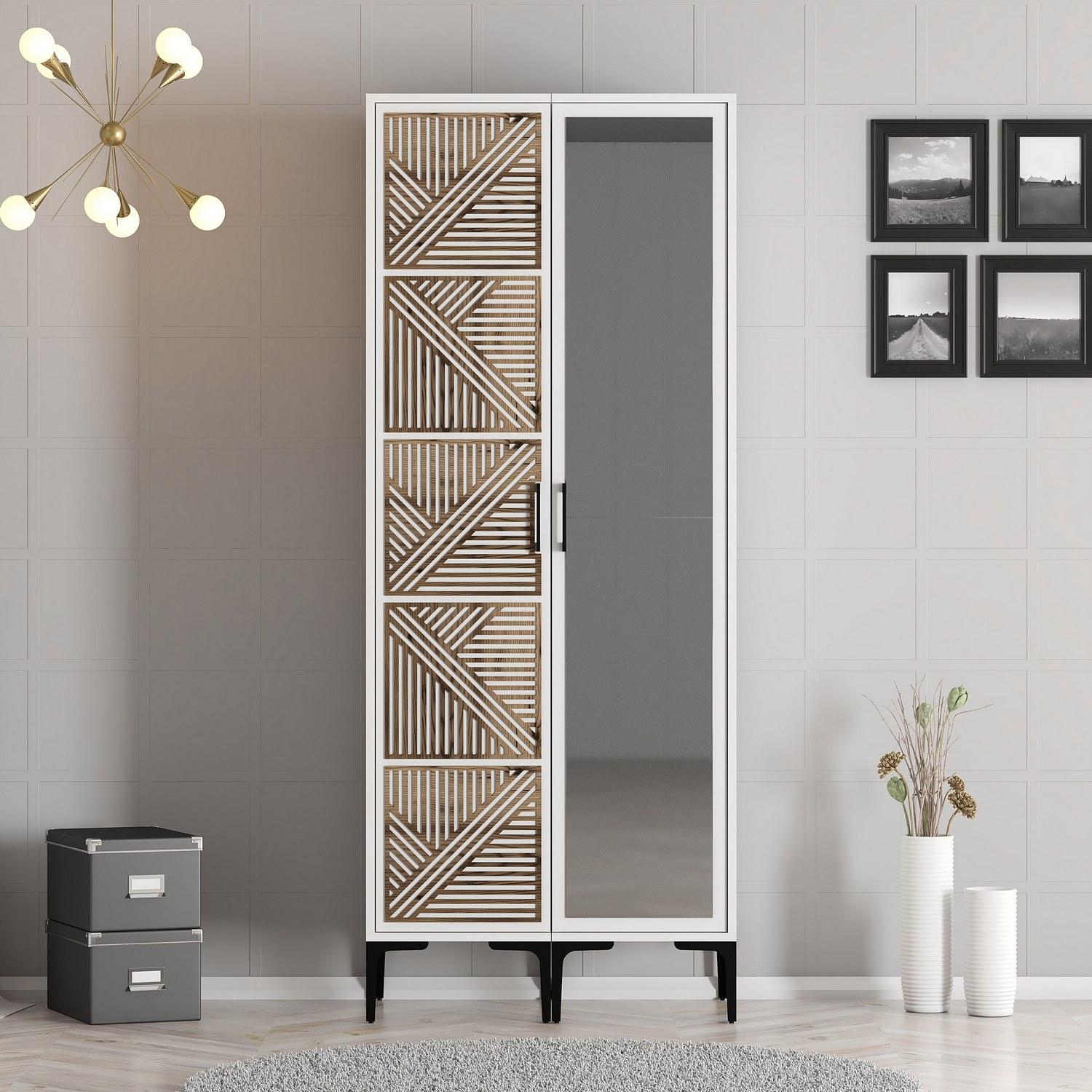 Hanah home Ormar Kumsal PR 80x47,5x201cm Bijeli