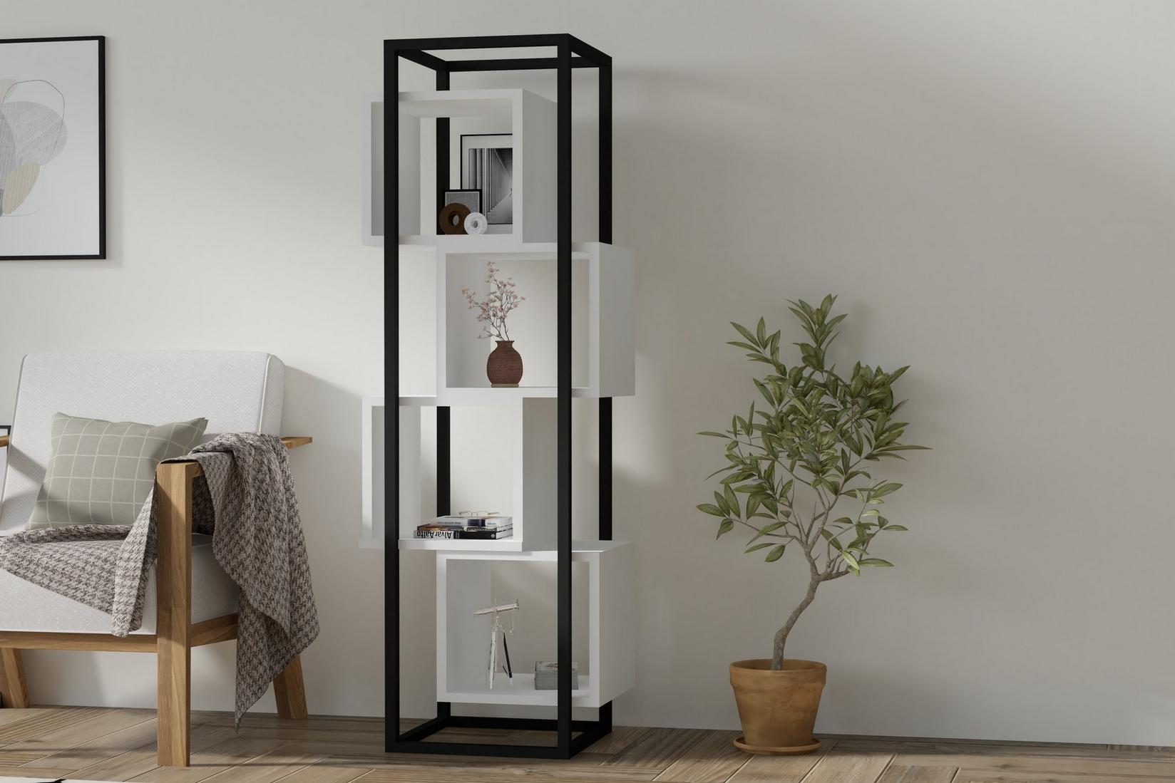 Hanah Home Polica 44x140x29cm Bijela