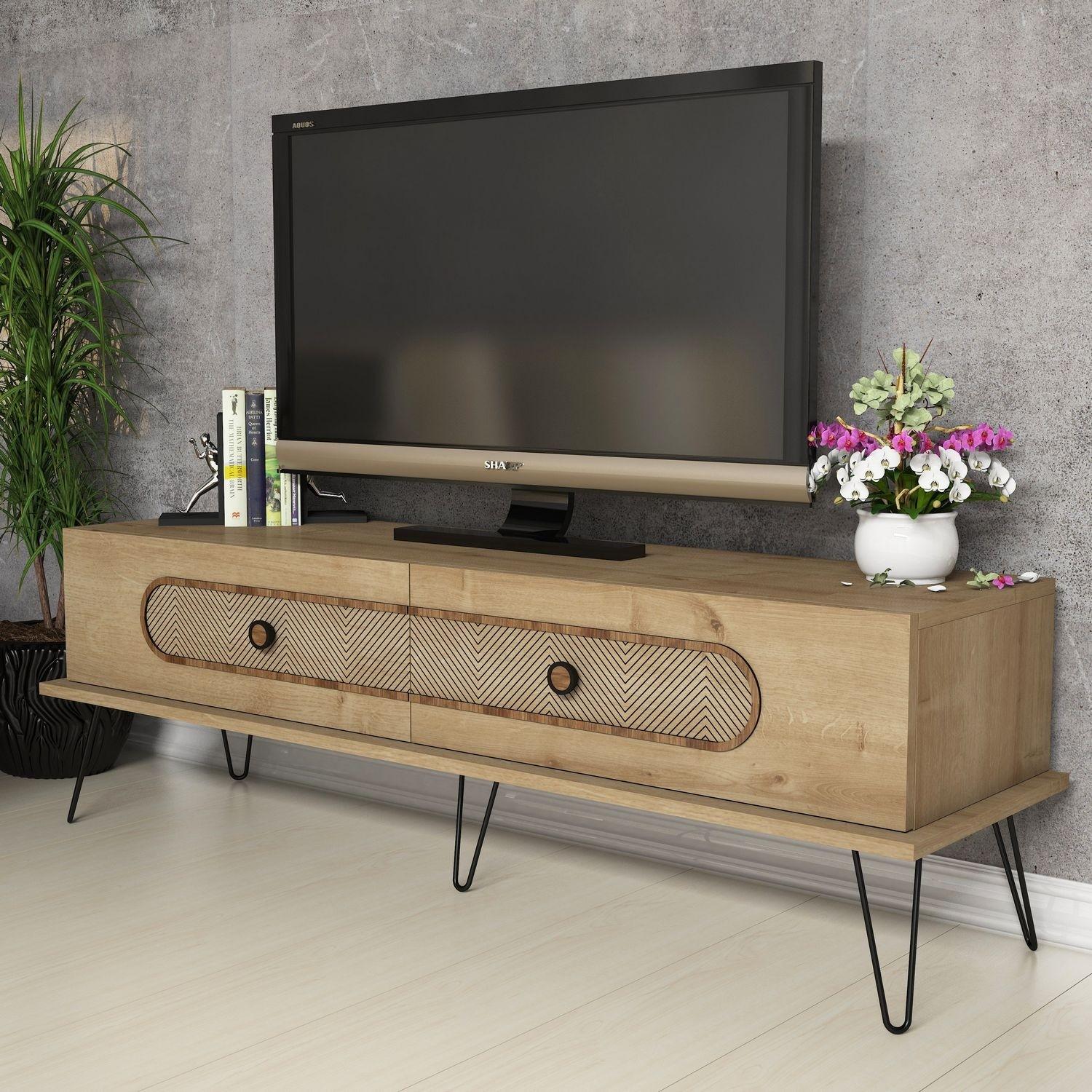 Hanah home TV Komoda Ekol Hrast