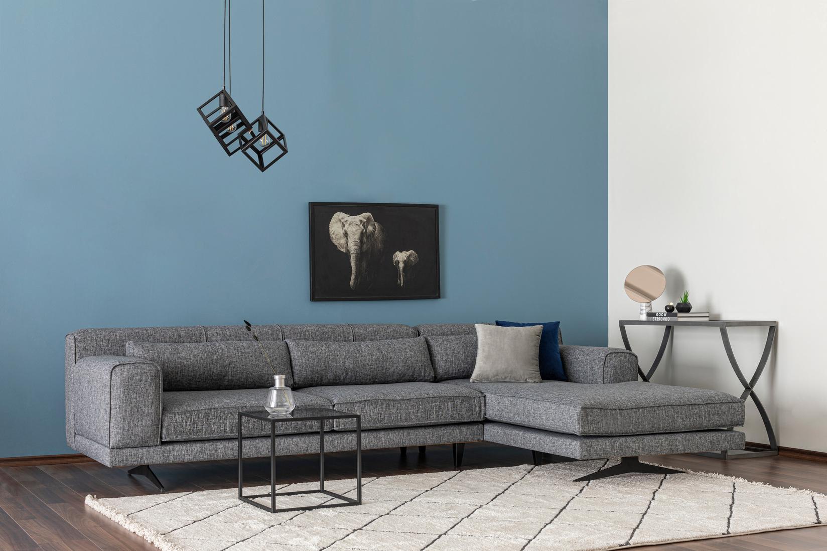 Atelier del Sofa Ugaona garnitura Siva