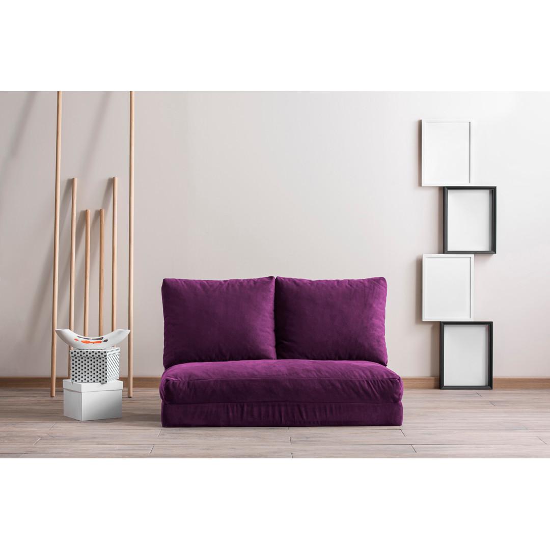 Atelier del Sofa Dvosed na razvlačenje Taida 185x120cm Ljubičasti