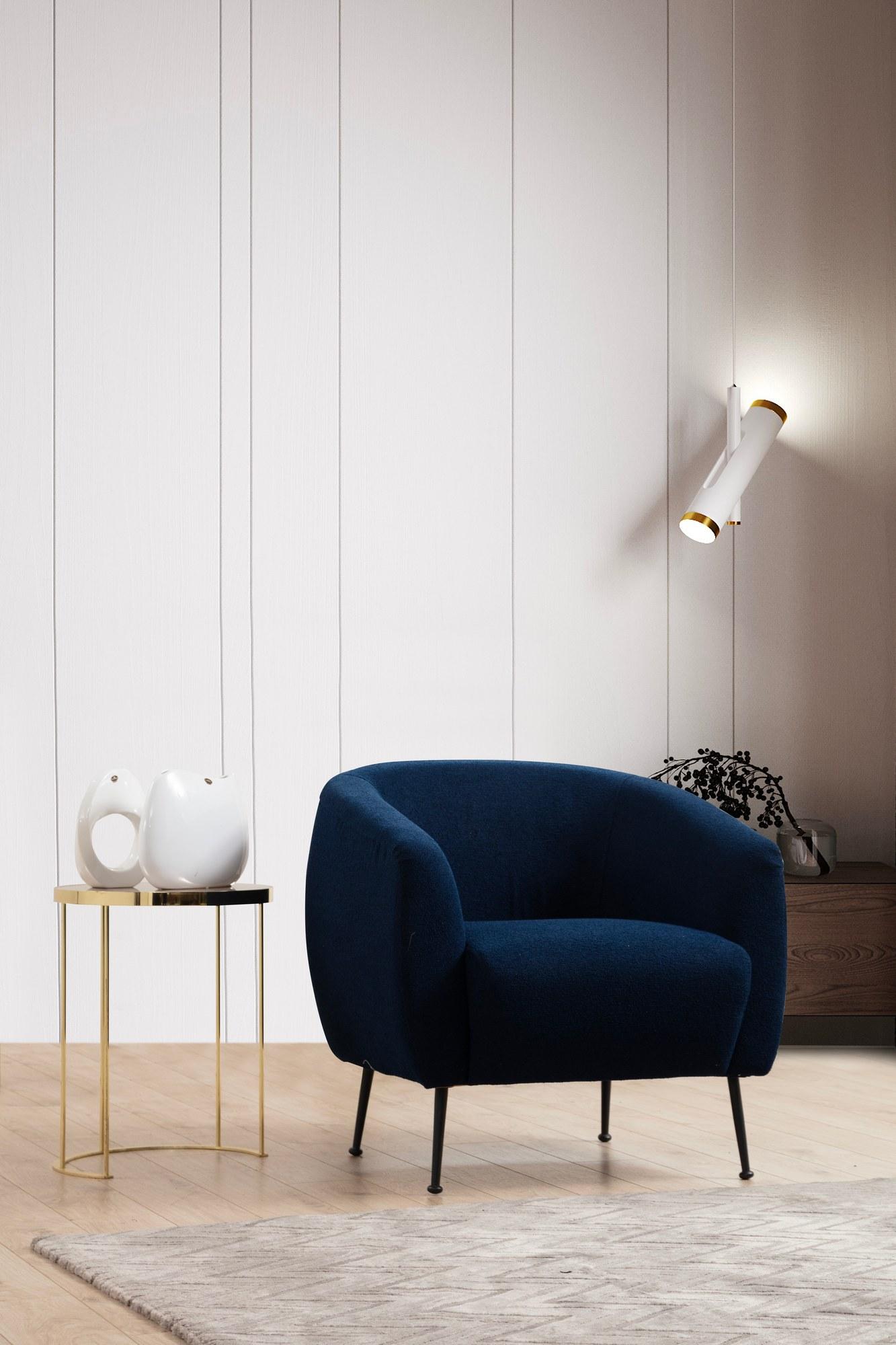Atelier del Sofa Fotelja Eses 82x82x70cm Plava