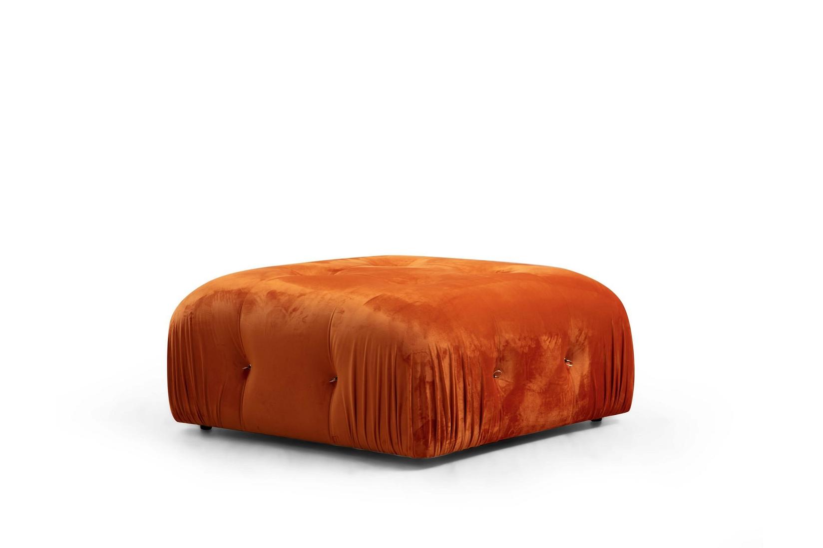Atelier del Sofa Tabure 95x95x45cm, Narandžasto