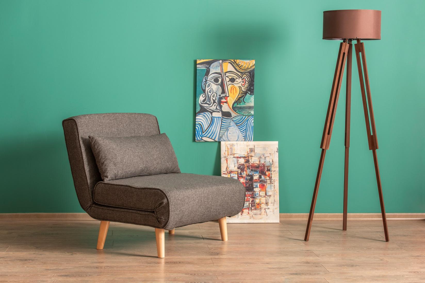 Atelier del Sofa Fotelja Folde Tamnosiva