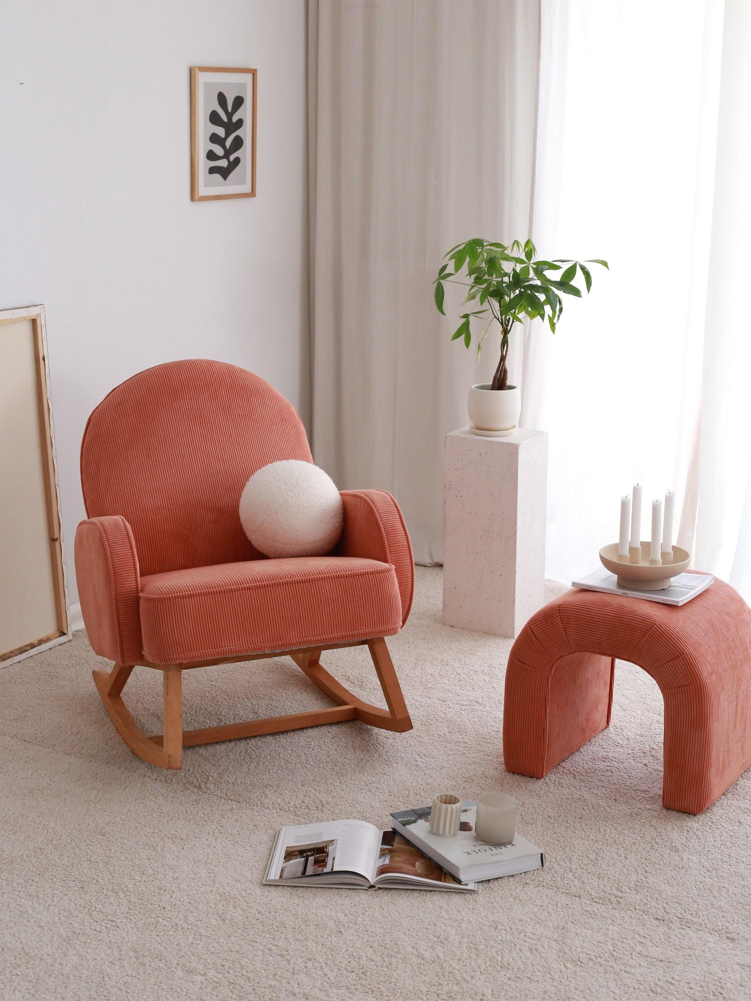 Atelier del Sofa Fotelja Yoko 75x91x91cm Koral