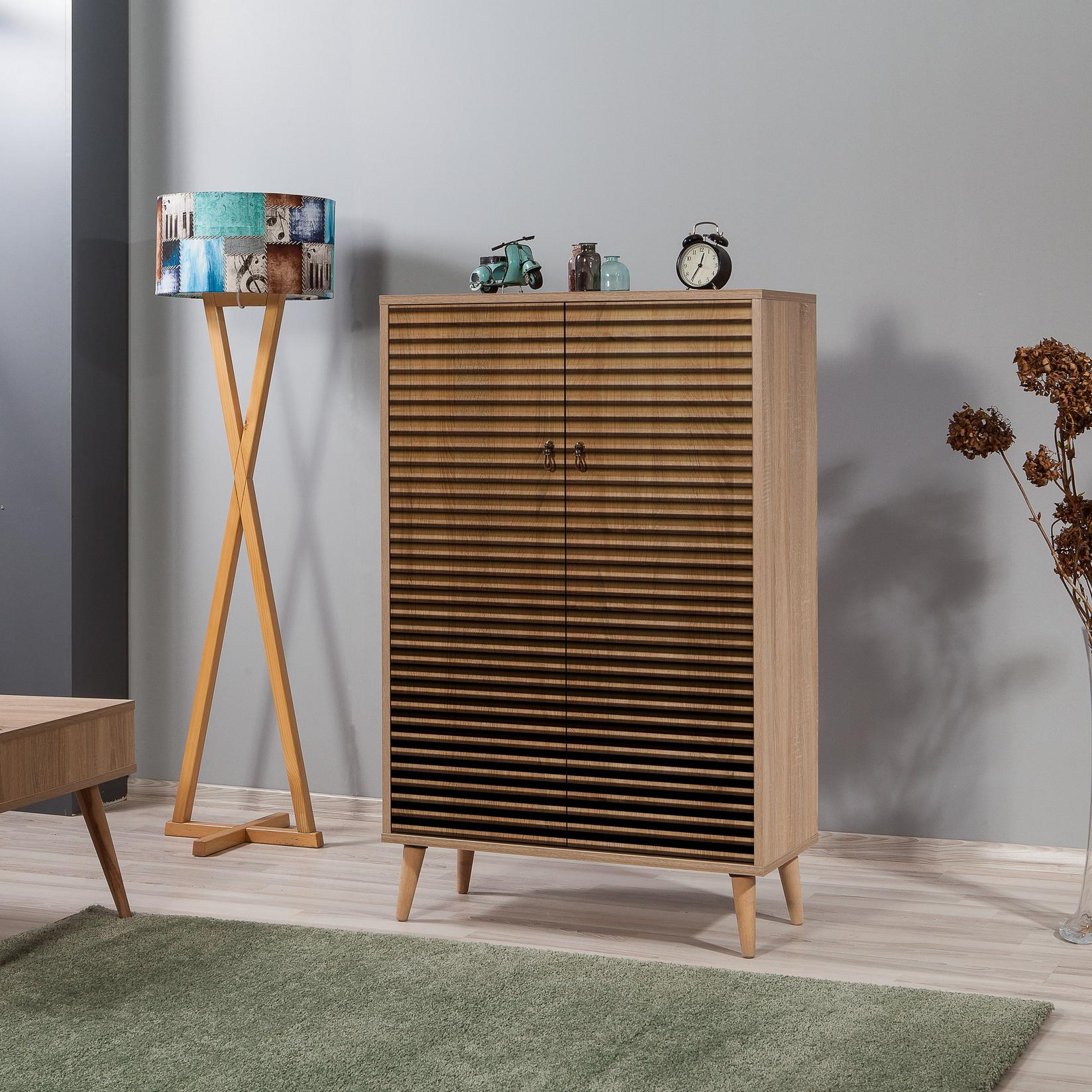 Hanah Home Komoda Multibox 80x127x36cm Hrast
