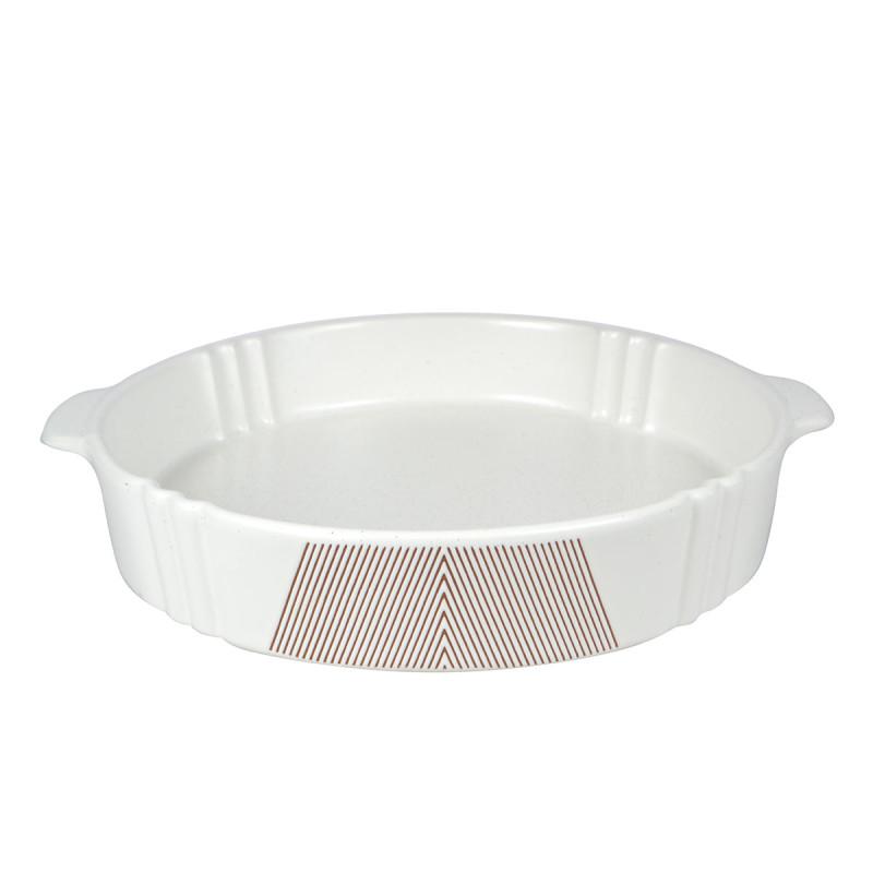 Sigma Keramički Okrugli Pekač 34X29Cm, Bež